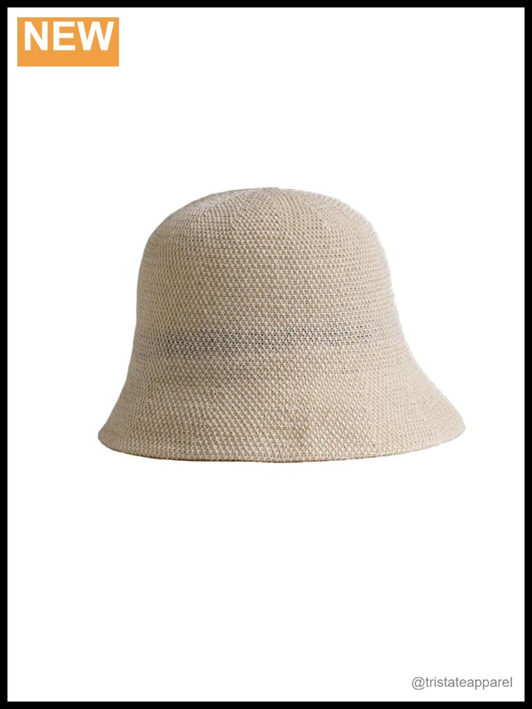 Packable Bucket Sun Hat Women Foldable Knitted Beach Visor Uv Protection